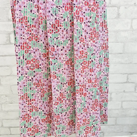 kate‎ spade Pink Floral Burnout Midi Dress - Picture 8 of 13